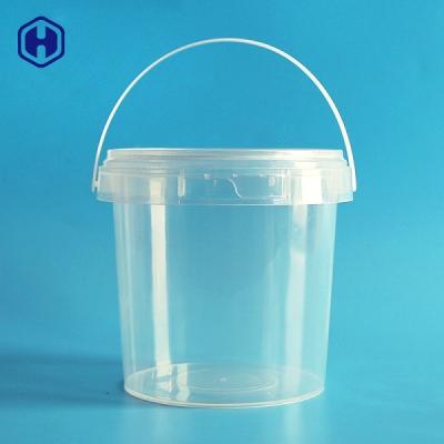 China Custom Labels Plastic Round Food Containers Anti Fake Fully Recyclable for sale
