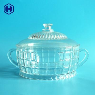 China 45oz Birthday Gift Plastic Food Storage Jars Transparent Clear Cylinder Container for sale