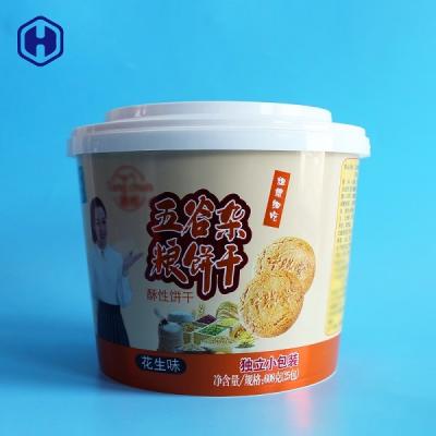 China Aesthetic Feeling Plastic Round Bucket  Scratch Resistant Customer Logo for sale