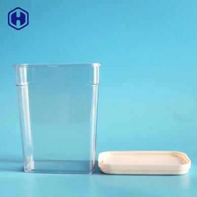 China Trapezoidal Food Packaging Disposable Plastic Box Portable Non Spill for sale