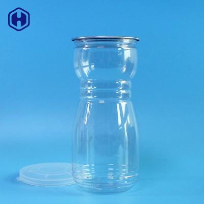 China BPA Free Clear Plastic Cylinder Container Customized Capacity And Logo for sale