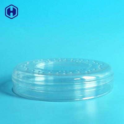 China Embossed Round PET Packaging Box 9oz Sturdy Hot Filling for sale