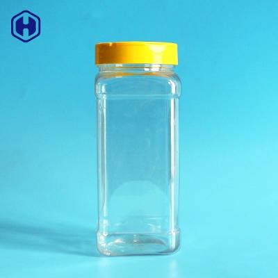 China Square Cloves Empty Spice Bottles Plastic Non Spill Long Life Span for sale