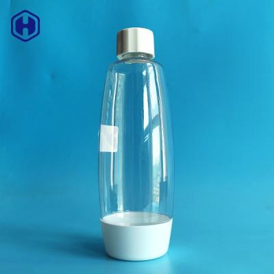 China Screw Lid Empty Clear Plastic Bottles Reusable Plastic Liquid Container for sale