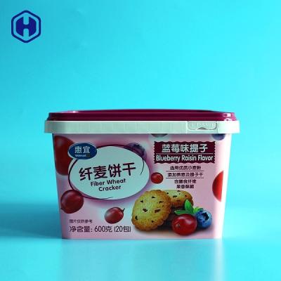 China In Mold Labeling Tubs Square Plastic Box  Environmentally - Friendly for sale