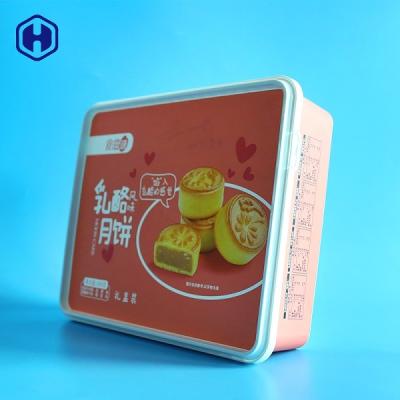 China Anti - Counterfeiting Plastic Cupcake Boxes With Closed Square Cover for sale