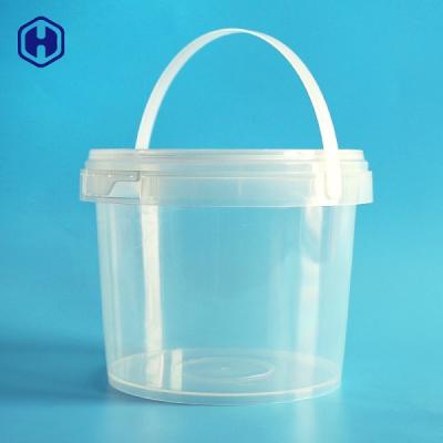 中国 クリーム色のバターIMLバケツの氷のプラスチックたらいPPの食品容器の円形のビスケットの包装 販売のため