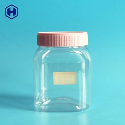 China 360ML Leak Proof Plastic Jar For Peanut Butter Chocolate Packaging for sale