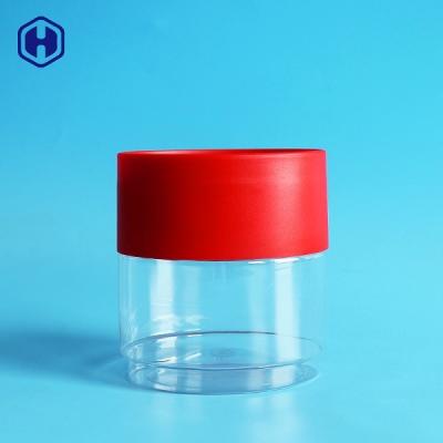 China Custom Stackable 396ML 13OZ  Clear PET Jar For Candies for sale