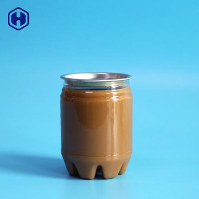 China #206 250ML Plastic Soda Cans For Cold Coffee Milk Tea Packaging for sale