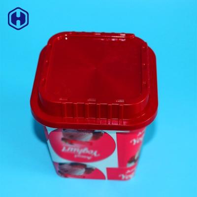 China Foil Shim 102MM 26oz PP IML Cup Hot Filling Packaging Te koop