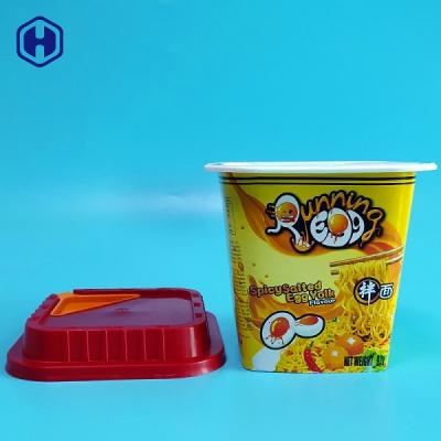 China 92MM PP Japanese Ramen Noodle IML Cup With Holes à venda
