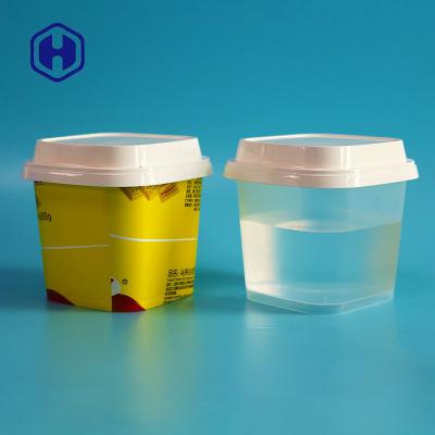 China Forzen Yogurt PP IML Disposable Package Cup Bowl With Lids for sale