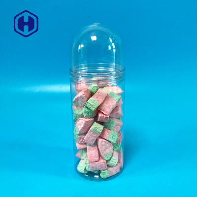 China Leak Proof Clear 420ml Dome Clear Plastic Cans For Cookies for sale
