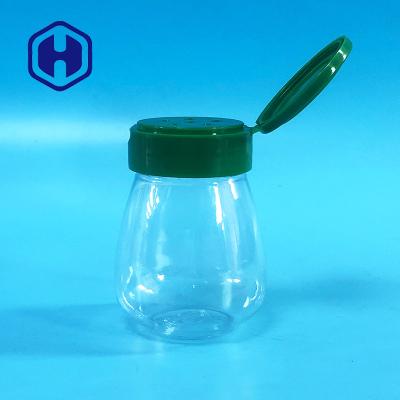 China QS 100ml 3.4oz Plastic Spice Jar Aluminium Foil Sealing Way for sale