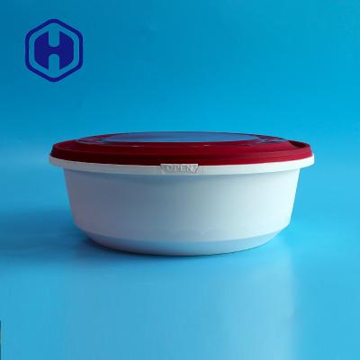 China 2500ml IML Plastic Containers Rice Pasta Salad Food Take Away Packaging box for sale