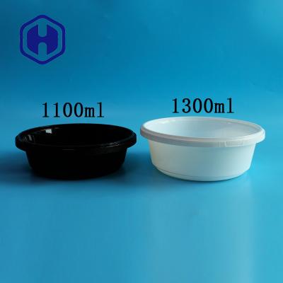 China 37oz 44oz 51oz Round Plastic Food Storage Container Stackable Spill Proof for sale