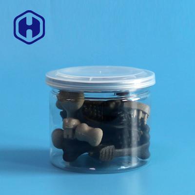 China 307# 280ml Clear Plastic Cans PET EOE Lid Canning Seafood Caviar Ginger Walnuts Almonds for sale