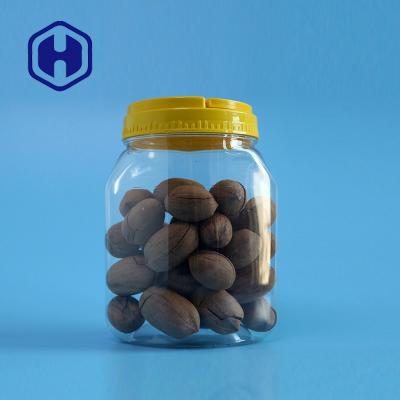 China 830ml Peanut Cashew Air Tight Plastic Jar with Clear Screw Lid Food Grade for sale