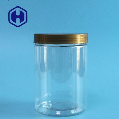 China 18oz 530ml PET Plastic Jars Bpa Free Round Bath Salts Sweets Packing for sale