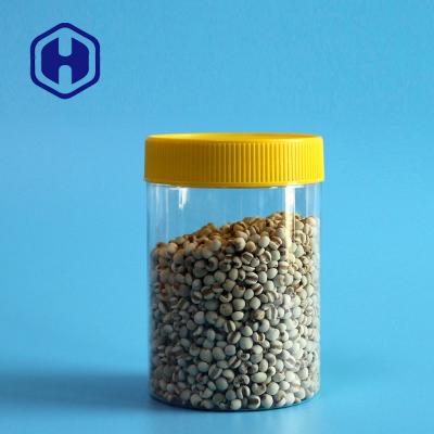 China FSSC Leak Proof Plastic Jar 390ml Almonds Peanuts Beans Recycled PET Bottle for sale