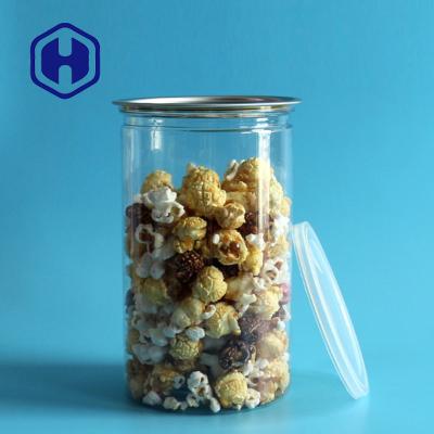 China 1130ml 401 Long Round EOE Transparent Plastic Tubs Popcorn Packaging Containers Te koop