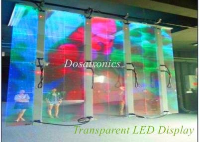 China SMD 3535 1R1G1B P12mm Transparent LED Display Big Led Screens for sale