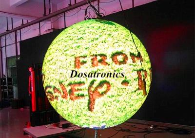China LINSN SMD P4.8 Spherical LED Screen LED Sign Panels Diameter 1500mm for sale