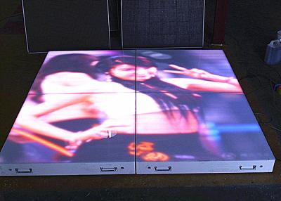 China P6.25mm LED Dance Floor Tiles , Full HD SMD3528 Waterproof LED Screen for sale