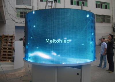China 360 Degrees Round Video P6mm Flexible LED Display Panels 1R1G1B LED Screen for sale