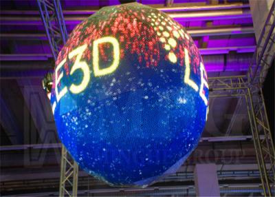 China Conference Event Spherical LED Display LINSN Electronic Led Display P3mm for sale