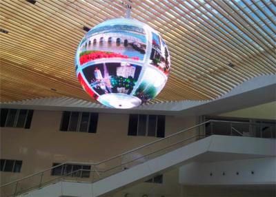 China High Definition Electronic Spherical LED Display Full Color IP45 for sale