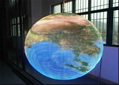 China Restaurant Railway Spherical LED Display Panel With LINSN Control System for sale