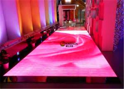 China Full Color P9mm Interactive Floor Led Display With 140°Viewing Angle for sale