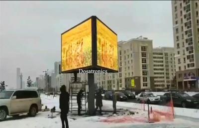 China SMD3535 500W/M2 Pole Mounted LED Billboard DVI Graphics for sale