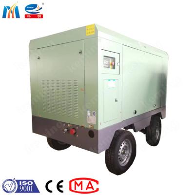 China 8m3/H Concrete Shotcrete Machine With Diesel Engine Mobile Air Compressor for sale