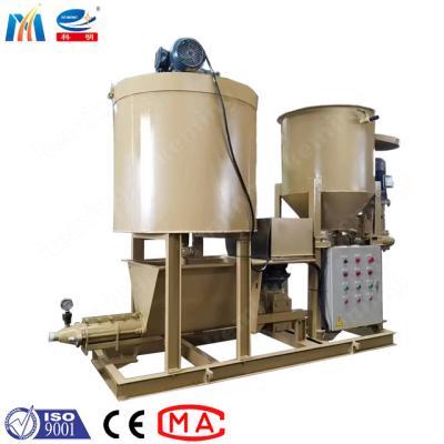 China 3 MPa Grout Mixer Machine Screw Grout Pump Station 60 L Cement For Mining Engineering for sale