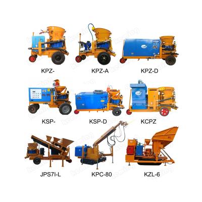 China Electricity Powered Gunite Machine for 450Kg Construction Output 2-8m3/h Shotcrete System for sale