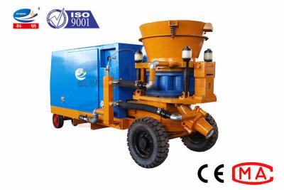 China Diesel Type Concrete Spray Shotcrete Machine Low Fitting Consumption for sale