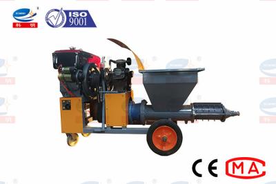 China Energy Saving Mortar Plastering Machine Diesel Engine Driven Wall Surface Used for sale