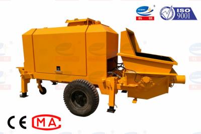 China Portable Small Concrete Pump Diesel Driven Environmental Flexible Movement for sale