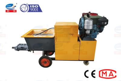 China Diesel Driven Mortar Plastering Machine Use In Interior Wall Ceiling for sale