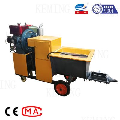 Chine Machine de pulvérisation actionnée de plâtre de pompe d'injection de ciment liquide de moteur diesel pour le mortier concret à vendre