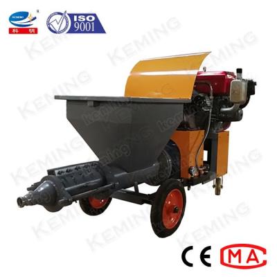 China Diesel 120m2/h Plaster Cement Mortar Spray Machine for sale