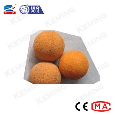 China Sponge Shotcrete Concrete Pump Pipe Cleaning Ball Heat Resistance for sale