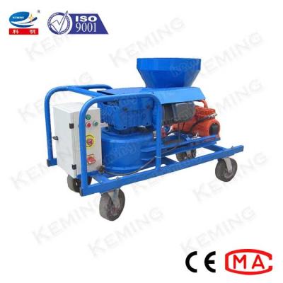 China 4kw 10m Spraying Mortar Cement Plastering Machine With Air Compressor for sale