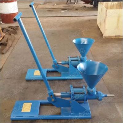 China 8L/Min Adjustable Manual Cement Grouting Pump With Hopper for sale