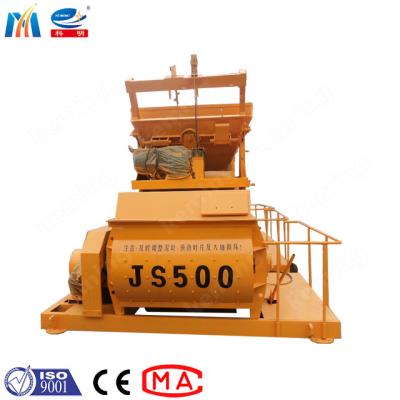 China JS 500 Horizontal Concrete Mixer Vertical For Construction Work for sale