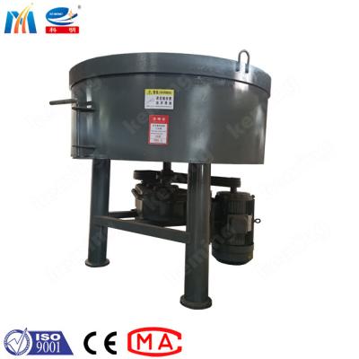 China 350L Flat Mouth Mixer Pan Concrete Aggregate Mixing With Wheels for sale