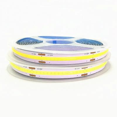 China Free Bendable Strip Lights FCOB 8mm Wide 4000k Led Tape Light for sale